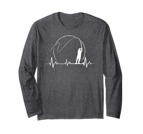 Fly Fishing Heartbeat Long Sleeve T-Shirt