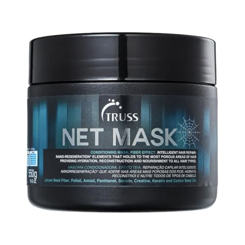 Truss Máscara Net Mask | Reparação Capilar Inteligente com Efeito Teia, Brilho e Maciez | 550g Truss Máscara Net Mask | Reparação Capilar Inteligente com Efeito Teia, Brilho e Maciez | 550g