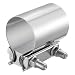 EVIL ENERGY 2.25 Inch 2 1/4 Butt Joint Exhaust Band Clamp Sleeve Stainless Steel