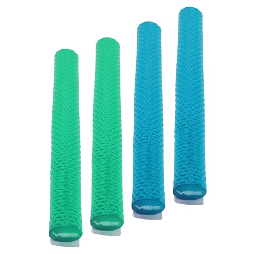 VOS Mega Noodle Premium Foam Pool Noodles for Swimming & Floating – 4Pc Pack | Outdoor Water Float/Lake Float for Adults - Spring Green & Cloud Blue
