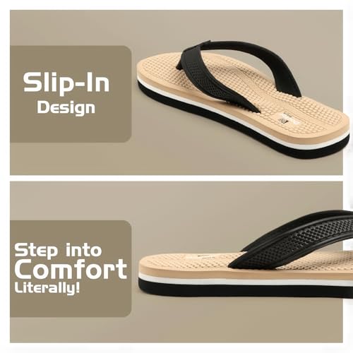 Image of Duosoft Flip Flop for Women | Soft Comfortable | Breathable | Fashionable | Stylish | Trendy | Super Soft | Lightweight | Anti-Slip Sole | Indoor & Outdoor |DW-35-Green