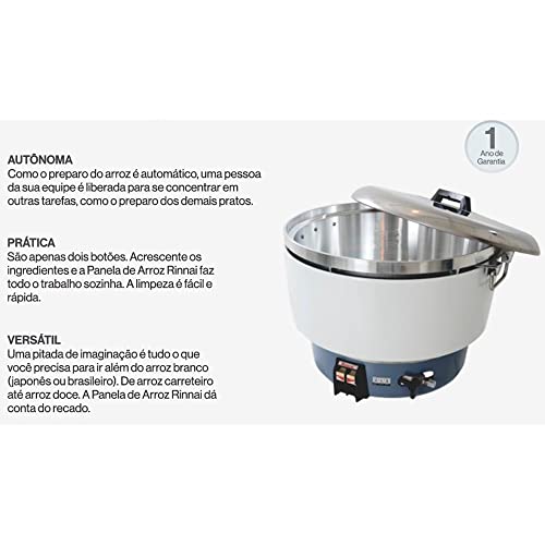 Rinnai Panela de Arroz a Gás RR-50 A GN (Gás Natural)