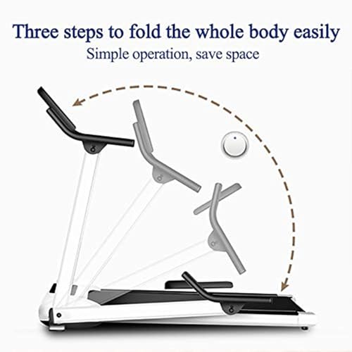 Image of Foldable Treadmill for Home Under Desk Smart Walking Running Machine with LED Display Compact for Home /Office Gym Cardio Fitness