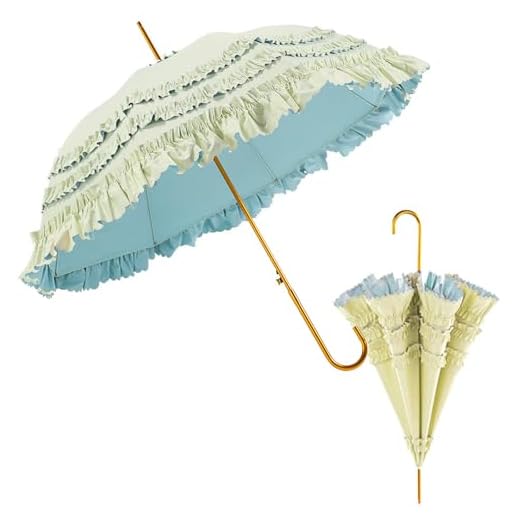 Elegant Double Layer Lace Princess Umbrella