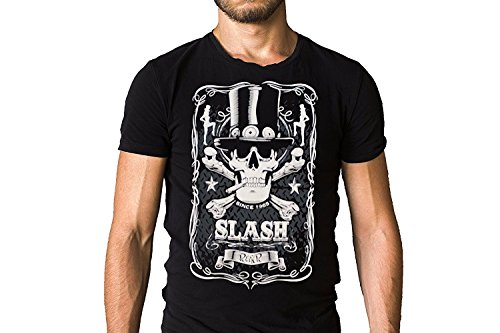 Liquid Blue Mens Slash Bottle of Slash T-Shirt Black Medium