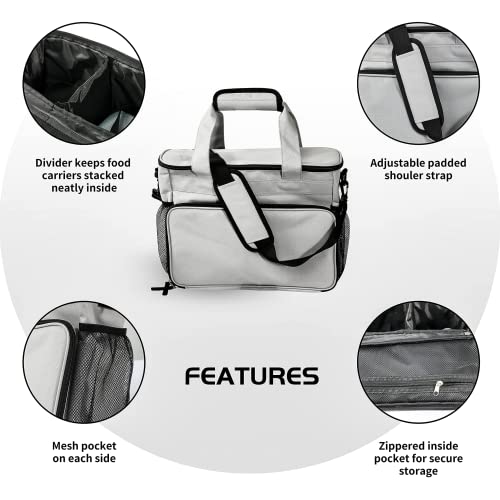 Joysnana Dog Travel Bag - Airline Approved - Weekend Dog Travel Set with 2 Dog Food Containers, 2 Collapsible Dog Bowls… - Image 3