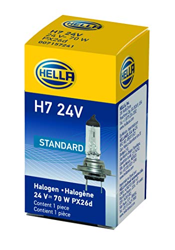 Image of HELLA H7 24V Standard Halogen Bulb, 70W,Standard - 70W