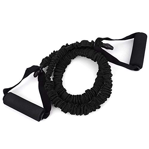 Fitness Equipment Elastic Pull Rope Body Stretch Excerciser Yoga Pull Rope, Fitness Pull Rope, for Home for Gym(Black (30 lbs)) - Image 4