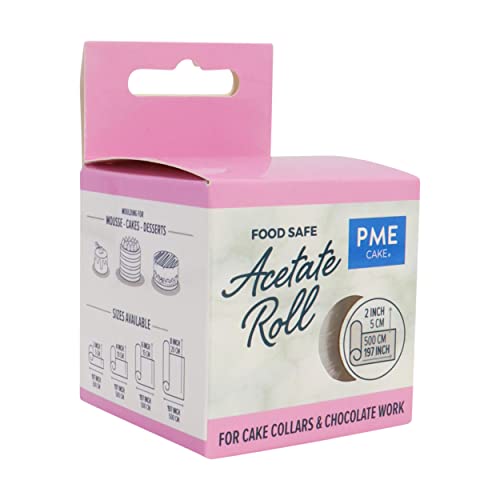 PME AT02 Rollo de Acetato para Uso Alimentario-5 Metros, Plastic