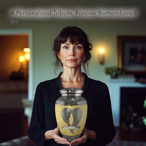 Image of Angel Wing Cremation Urns for Human Ashes Adult Female Angel Urns for Ashes