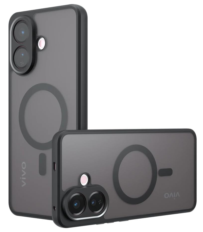 Image of Back Case for Vivo V60 Lite 5G Back Cover, Shockproof PC + TPU Protective Case Magnetic Support Bumper Case Cover (Vivo V60 Lite)