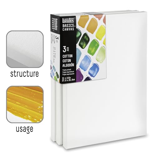 Liquitex BASICS Canvas, 3 pack, 16" x 20" by Liquitex - Image 5