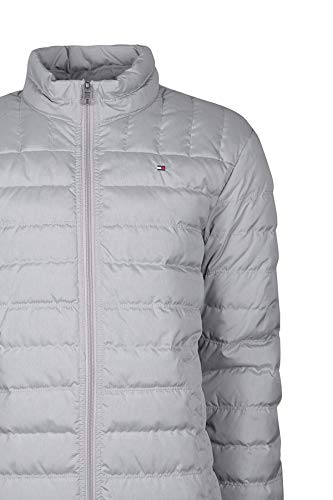 Tommy Hilfiger Men's Lightweight Water Resistant Packable Down Puffer Jacket (Standard and Big & Tall), Heather Stone, Small4