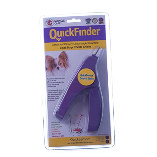QuickFinder Small Dog Nail Clipper for dogs up to 40...
