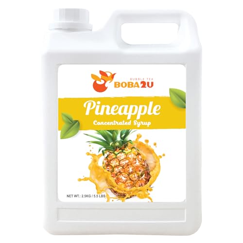 BOBA2U CONCENTRATED SYRUP LYCHEE 5.5 LBS