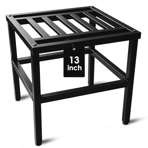Support carré pour plantes pot de fleurs 33cm intérieur bois - 2