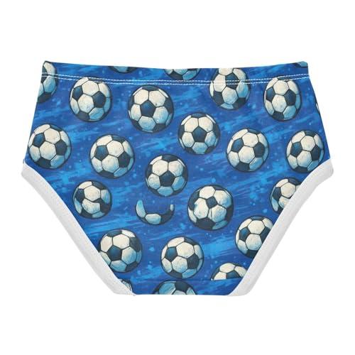 Joisal Cute Soccer Balls Blue Girls Underwear Toddler 2t Cotton Girl Panties Cute Animals Undies Kids Briefs2