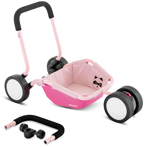 Puky Traily Lauflernwagen/Anhänger für Pukylino und Wutsch retro pink