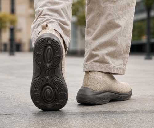 Image of Kraasa Trial Running Shoes with Lightweight Memory Insole | Breathable, Anti-Skid Knit Sneaker, Walking & Gym Shoes
