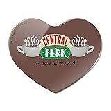 Friends Central Perk Logo Heart Acrylic Fridge Refrigerator Magnet