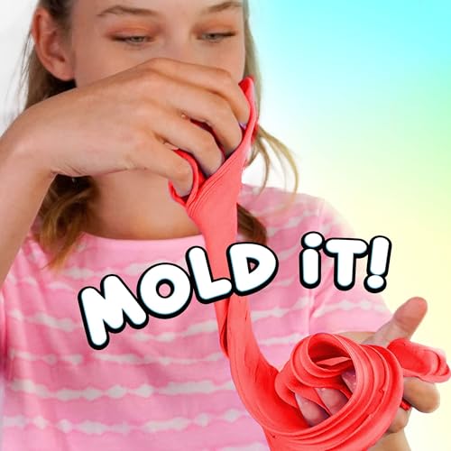 Compound Kings Ice Cream Butter Cloudz Scented Large Slime Bucket for Kids – Soft, Squishy, Non-Toxic Sensory Toy | Cookie Dough Scented Purple, Pink & White Swirl Gift Set