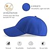 HGDGears Plain Baseball Cap Snapback for Men- Classic 6 Panel Adjustable Sport Casual Sun Visor Hat (Blue) #1