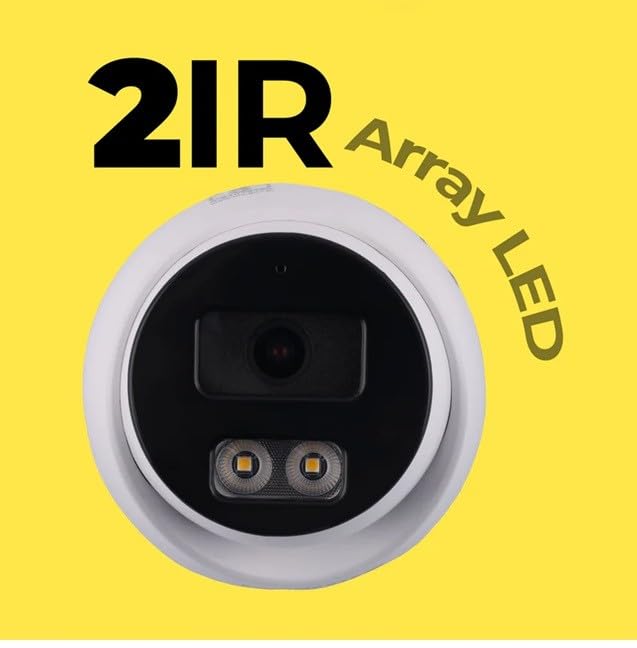 Image of ZEBRONICS Zeb AHDPDSL24 Surveillance 5MP HD Dome CCTV Camera with Night Vision, White