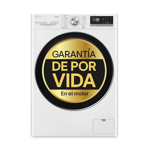 LG F4WV7010S2W - Lavadora Inteligente 10.5kg, AI Direct Drive, 1400rpm,...