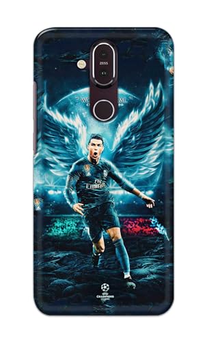 Image of Printed Hard Back Cover for Nokia 8.1 Back Cover (Famous Football Player -K2) -190724(DP)