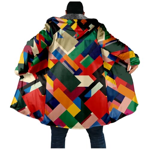 Long Winter Coats for Men Cardigan Sweaters for Men Plus Size Long Sleeve Full Zip Hoodies Jacket With Pockets3