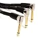 Boss BIC-PC-3 TS - TS Angled to Angled Instrument Cable (3-Pack) - 6 Inches