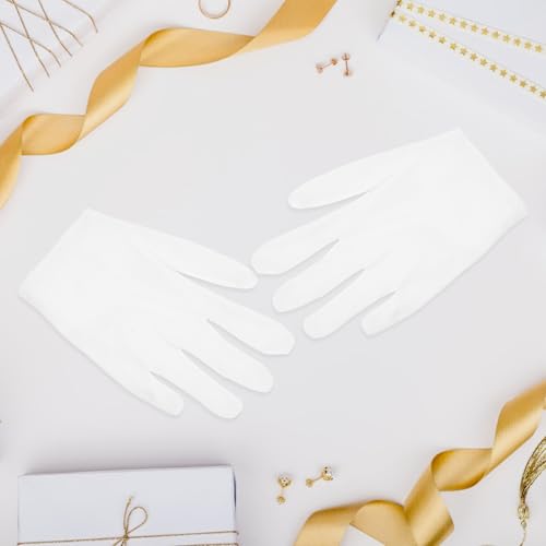 Guantes de algodón blanco para numismática, inspección de monedas y archivo de valor 7