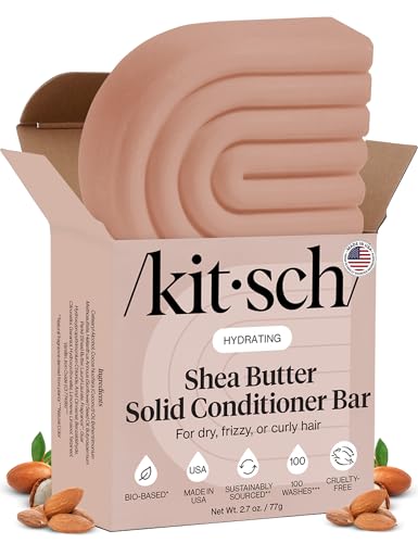10 Best Zero Waste Conditioners for Eco-Friendly Hair Care 6 Kitsch Shea Butter Conditioner Bar for Soft Hair