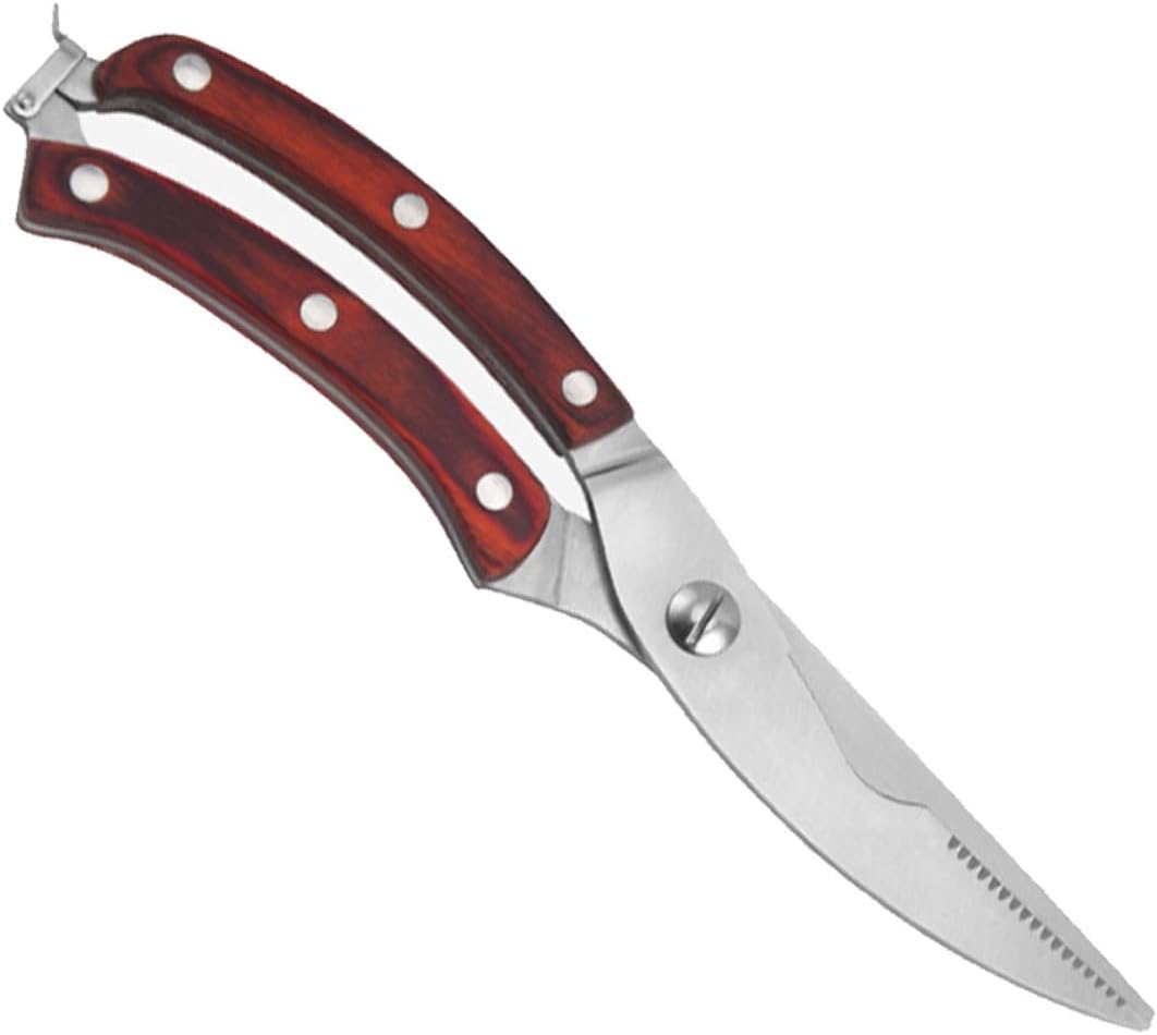 Kitchen Scissor Chicken Bone Shears Stainless Steel Fish Scissors Food Shredder