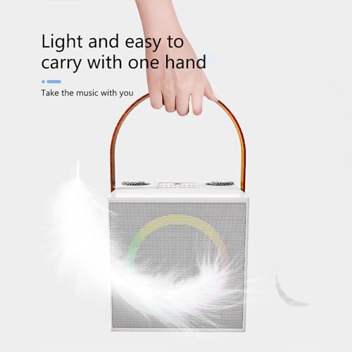 Machine à karaoké 10W avec effets de lumière colorés et micros BT