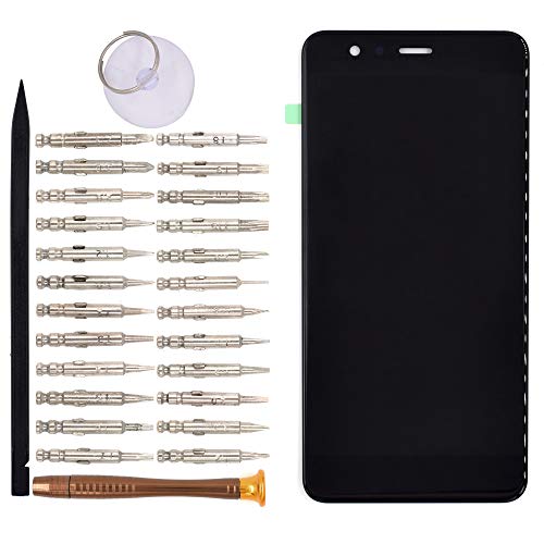 Image of LCD Screen Display with Digitizer Touch Panel Without Bezel Frame Compatible with Huawei P10 Lite was-LX1 was-LX2 was-LX3 WAS-L03T WAS-AL00 WAS-TL10 WAS-LX2J(Black)