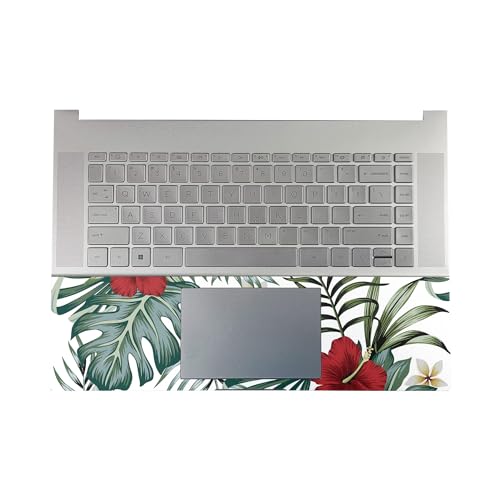 Image of Gaming Skin Compatible with HP Envy x360 16 inch (2023) - Tropical Hibiscus - Premium 3M Vinyl Protective Wrap Decal Cover - Easy to Apply | Crafted in The USA by MightySkins