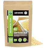 Alpi Nature Mostaza Orgánica en Polvo Amarilla y Blanca 250g, Semillas de Mostaza Molidas en Polvo