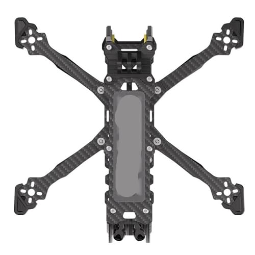 Châssis FPV VX3.5 black en carbone haute résistance pour drone freestyle RC