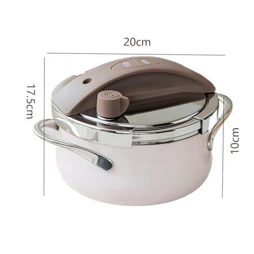 Olla a presión de acero inoxidable 3L miniatura 2