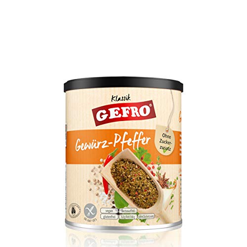 GEFRO Gewürz-Pfeffer zum Würzen & Verfeinern von Rohkost, Salat, Fleisch & Fisch (180g) Cover