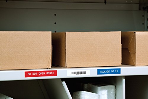 Image of Brady M21-750-595-RD BMP21 Tape B- 595 Indoor /Outdoor Vinyl Film Size: 3 /4 inch x 21' WHT /RED