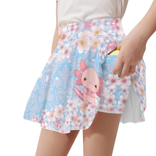 Girls Athletic Skort with Pocket 5-14 Years Sports Skirt Casual Daily Wear Outdoor Activities2