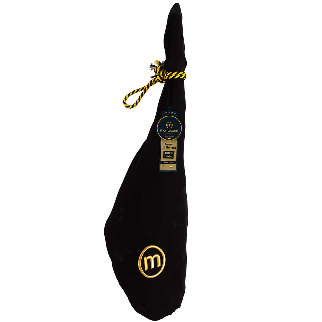Ibéricos Montesano | Jamón de Bellota 100% Ibérico | Premio Diamond Taste Award | Curación de 48 Meses | Criados en Libertad en la Dehesa Extremeña y Alimentado con Bellotas | 7.5-8kg