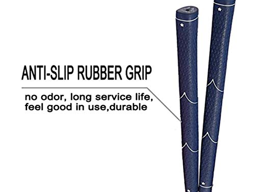 Junior Golf Putter Stainless Steel Indoor Outdoor Putter Right Handed 3 Sizes to Choose Freely(Red Head+Blue Grip, 29inch)