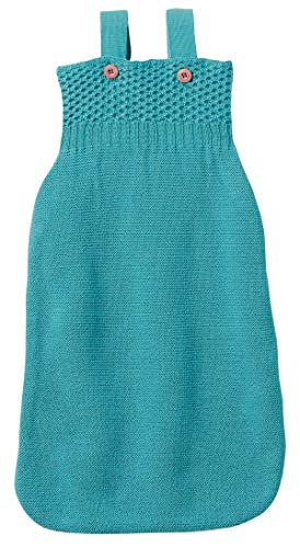 Preisvergleich Produktbild Disana Baby Strick Schlafsack aus Bio-Merinoschurwolle (01 = 65 cm, Lagoon)