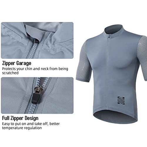 Casaco esportivo,mewmewcat Camisola de ciclismo masculina respirável manga curta camisa de bicicleta