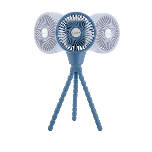 Nuby Oscillating Flexible Tripod 3-Speed Stroller Fan by Nuby - Image 2