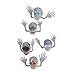 Tomaibaby 10Pcs Zombie Doigt Marionnettes Fantôme Doigt Jouets Nouveauté Et de Bâillon Jouets Doigt Marionnette pour Raconter L' Histoire Halloween Party Favors ( Style Aléatoire )