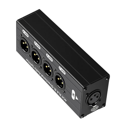 �M�����̍��� XLR / 6.35mm �~���[�W�b�N �X�v���b�^�[�A4 �o�̓`�����l���݌v�A�R���T�[�g �T�E���h����уA�v���P�[�V���������T�E���h �C���W�P�[�V���� �f�B�X�g���r���[�^�[